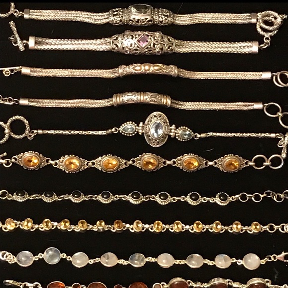 NEW Bali Sterling Silver and Amethyst bracelet - Picture 5 of 5